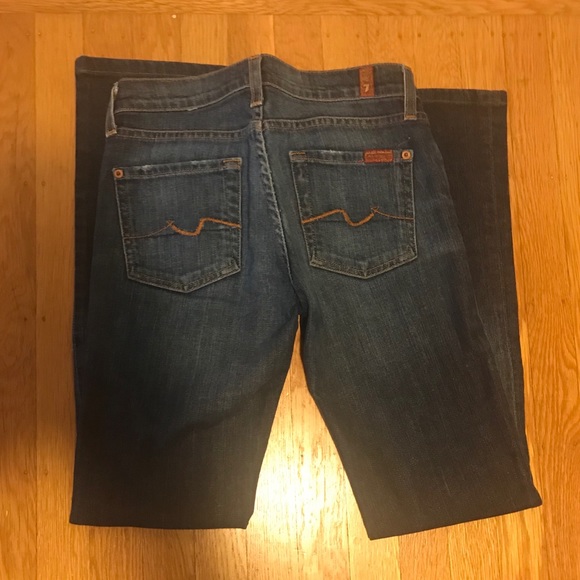 7 for all Mankind Bootleg Jeans - medium blue wash - Picture 5 of 6
